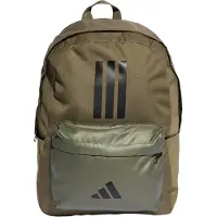 Adidas Sac à dos 'Classic Back-to-School 3-Stripes' kaki / noir