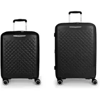 Gabol Ensemble de bagages 'Queens' noir / argent