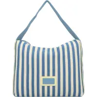 Tom Tailor Cabas 'Malie' crème / bleu