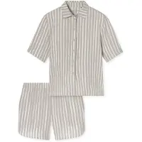 Schiesser Shorty 'Selected Premium 7/8' beige / blanc