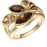 Lulu & Jane Bague jaune d'or
