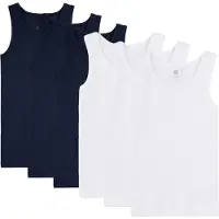 Sanetta Maillot de corps marine / blanc