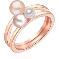 Lulu & Jane Bague or rose