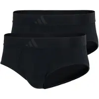 Adidas Low Rise 3 Stripes Active Flex Cotton Slips 2 Units Noir S Homme