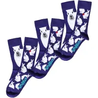 Unabux Chaussettes ' GRUMBLE IN THE JUNGLE ' violet