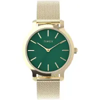 Timex Montre à affichage analogique 'Transcend' or / vert