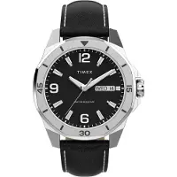 Timex Montre à affichage analogique 'Essex' noir / argent