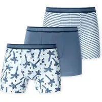 Schiesser Sous-vêtements bleu denim / blanc