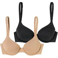 Schiesser Soutien-gorge ' BH mit Schale - Unique Micro ' beige / noir