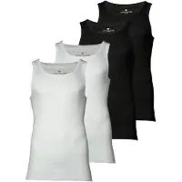 Tom Tailor Maillot de corps noir / blanc