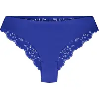 Hunkemoller String bleu violet