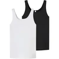 Schiesser Maillot de corps ' Trägertop - Unique Micro ' noir