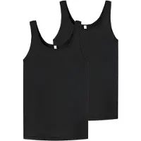 Schiesser Maillot de corps ' Trägertop - Unique Micro ' noir