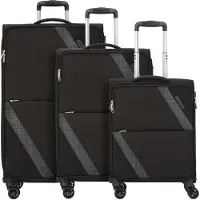 American Tourister Ensemble de bagages gris / noir