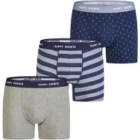 Happy Shorts Boxers ' Jersey ' gris