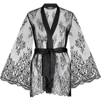 Hunkemoller Robe de chambre noir