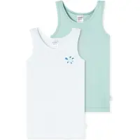 Schiesser Maillot de corps ' Fine Rib ' vert clair