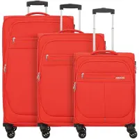 American Tourister Ensemble de bagages rouge