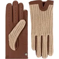 Roeckl Gants 'SANREMO TOUCH' crème / marron