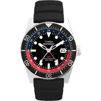 Timex Montre à affichage analogique noir