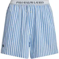 Ralph Lauren Pantalon de pyjama ' Boxer ' bleu / blanc