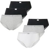 Schiesser Slip ' Modern Multipacks ' gris chiné / noir / blanc