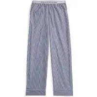 Ralph Lauren Pantalon de pyjama ' Shirting Stripes ' bleu / blanc