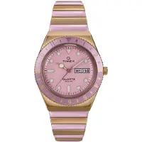 Timex Montre à affichage analogique ' Q ' or / rose ancienne