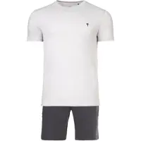 JOOP! Pyjama court gris / blanc