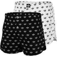 Adidas Originals Boxers ' Comfort Cotton Woven ' noir / blanc