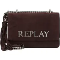Replay Sac à bandoulière brun foncé