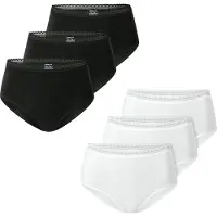 Schiesser Slip ' Modern Multipacks ' noir / blanc