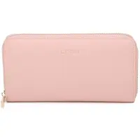 L.credi porte-monnaie Polly Zip Around Wallet Dusty Rose vieux rose