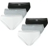 Schiesser Slip ' Modern Multipacks ' gris chiné / noir / blanc