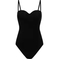 Hunkemoller Body lisse et rembourré Noir
