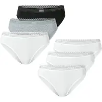 Schiesser Slip ' Modern Multipacks ' gris chiné / noir / blanc