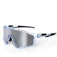 Suri Frey Lunettes de soleil 'SFY Francy' bleu / blanc perle