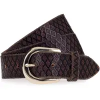 B.belt Ceinture brun foncé / or