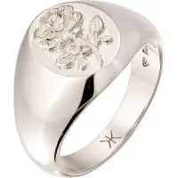 KUZZOI Bague 'Rose' argent