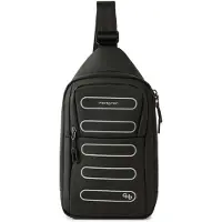 Hedgren Sac à bandoulière noir / blanc
