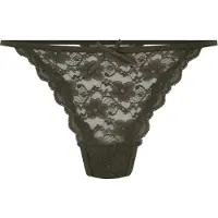 Hunkemoller String vert foncé