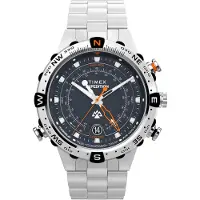 Timex Montre à affichage analogique 'Expedition Tide-Temp-Compass' marine / argent
