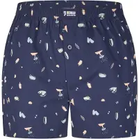 Happy Shorts Boxers ' Motives ' bleu foncé / mélange de couleurs