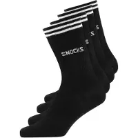 Snocks Chaussettes de sport noir / blanc