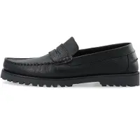 Bianco Mocassin 'Greg' noir
