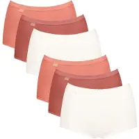 Sloggi Slip 'Basic+ Maxi' corail / rouge / blanc