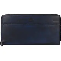 Green Burry Porte-monnaies 'Destressed' bleu marine