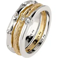 Elli Bague or / argent