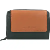 Green Burry Porte-monnaies 'Nappa' cognac / vert