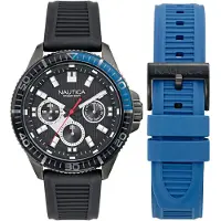 Nautica Montre à affichage analogique 'Windrose' bleu / noir